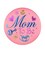 Beistle Club Pack of 6 Pink Mom To Be Satin Decorative Baby Shower Buttons 2"